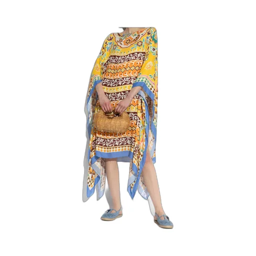 Paisley Printed Beach Dress