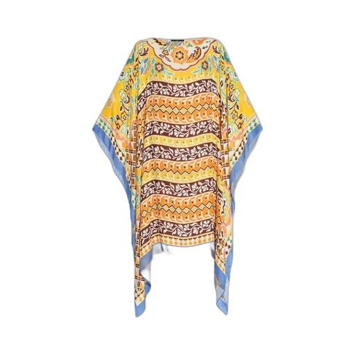 Paisley Printed Beach Dress