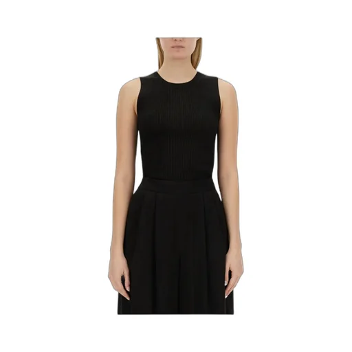 Crewneck Ribbed Tank Top
