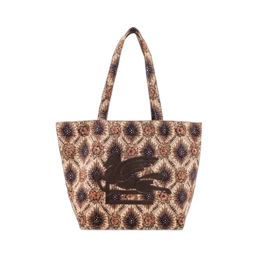 All-Over Floral-Printed Medium Tote Bag
