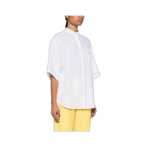 Short-Sleeved Button-Up Shirt
