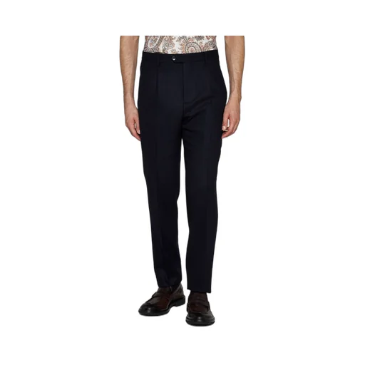 Box-Pleated Tailored Chinos