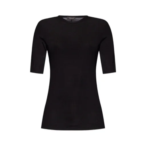 Fine-Ribbed T-Shirt