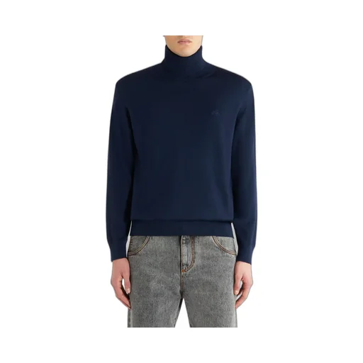 Pegaso Embroidered Turtleneck Jumper