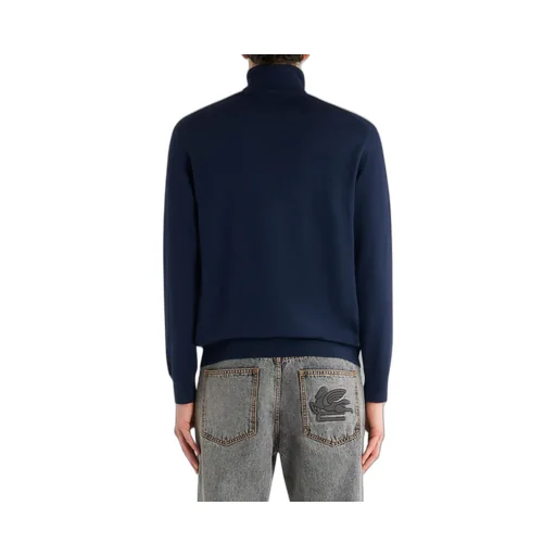 Pegaso Embroidered Turtleneck Jumper