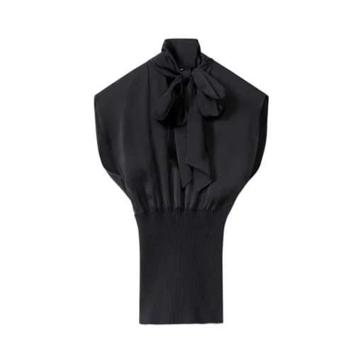 Sleeveless Panelled Blouse