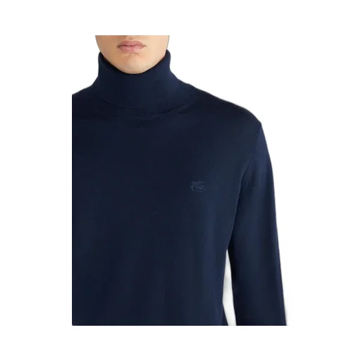 Pegaso Embroidered Turtleneck Jumper