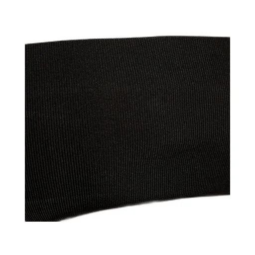 Ribbed Strapless Cropped Bandeau Top