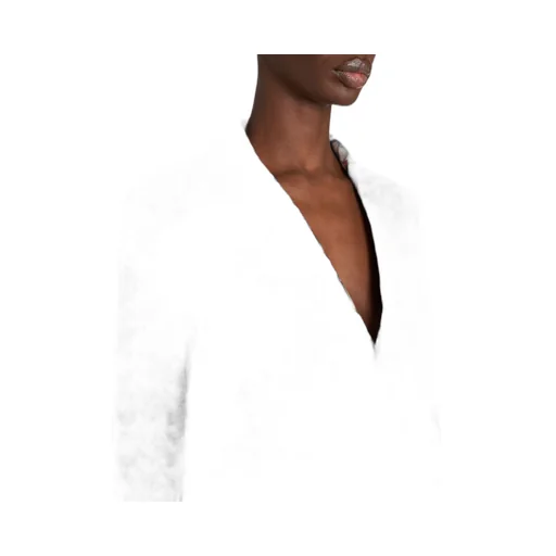 Pattern Jacquard Double-Breasted Jacket