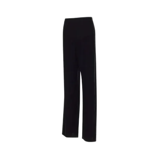 High-Waist Velvet Trousers
