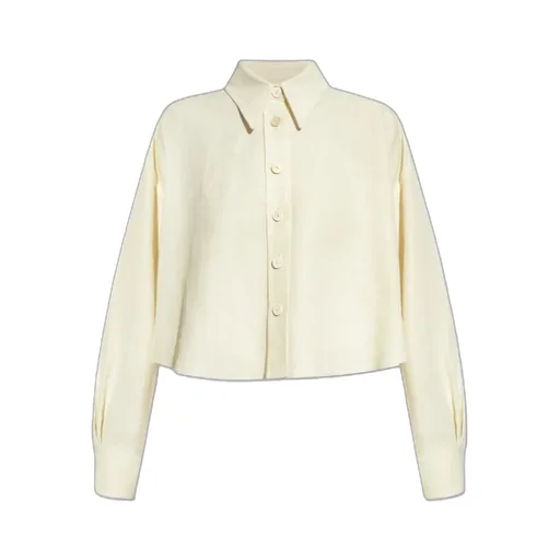 Drop-Shoulder Buttoned Shirt