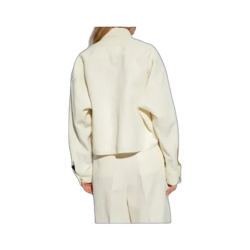 Drop-Shoulder Buttoned Shirt