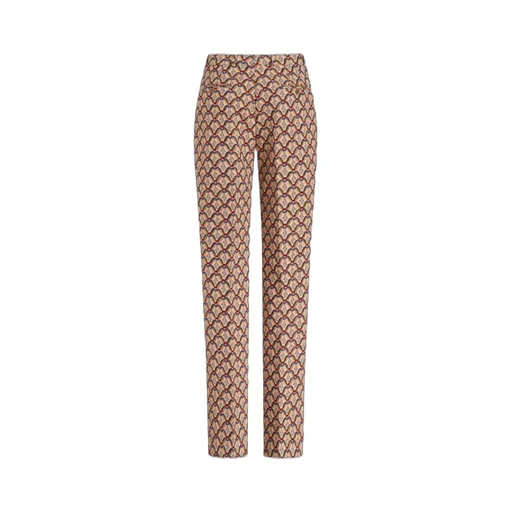 Allover Floral Printed Straight-Leg Trousers