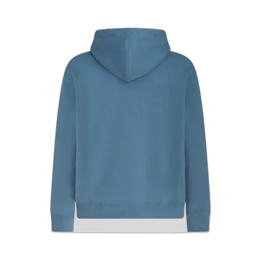 Logo Embroidered Drawstring Hoodie