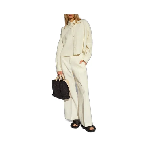 Drop-Shoulder Buttoned Shirt