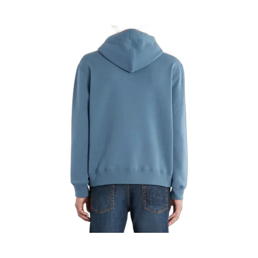 Logo Embroidered Drawstring Hoodie