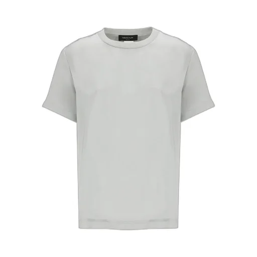 Crewneck Embellished Satin T-Shirt