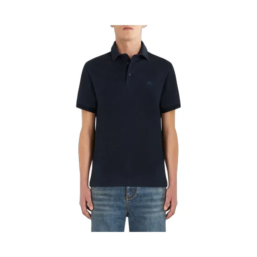 Logo Embroidered Short Sleeved Polo Shirt