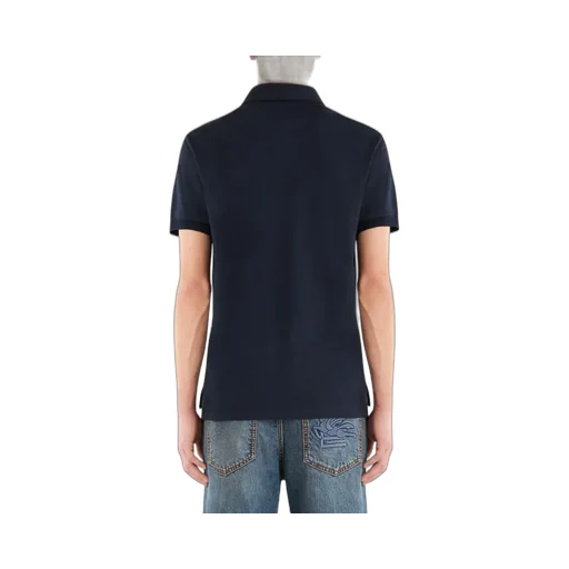 Logo Embroidered Short Sleeved Polo Shirt