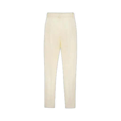 Straight-Leg Belt Embellished Pants