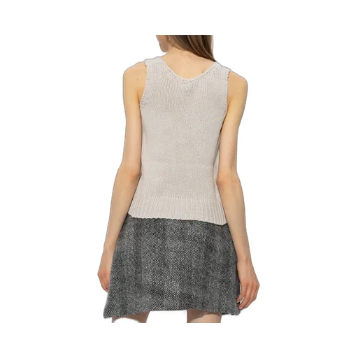 Sleeveless Knitted Vest