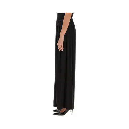 Satin Wide-Leg Trousers
