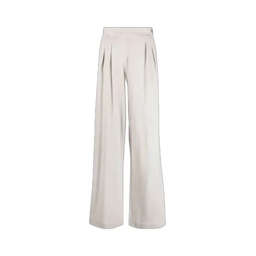 Wide-Leg Pleated Detail Pants