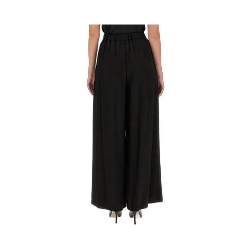 Satin Wide-Leg Trousers