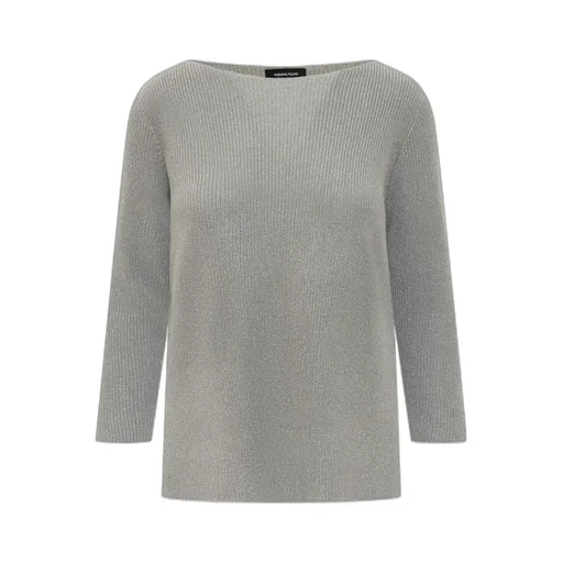 Fisherman Knit Lurex Jumper