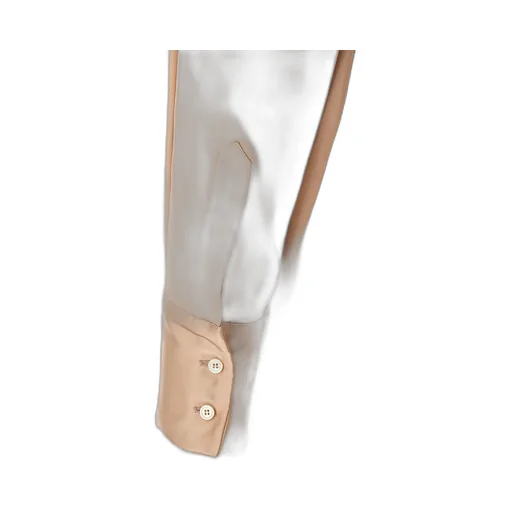 Drop-Shoulder Satin Elongated Shirt