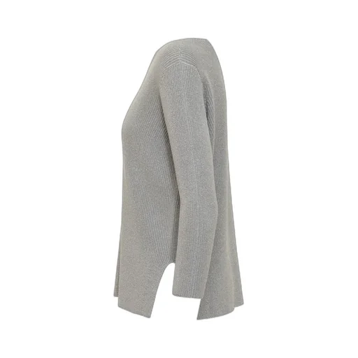 Fisherman Knit Lurex Jumper