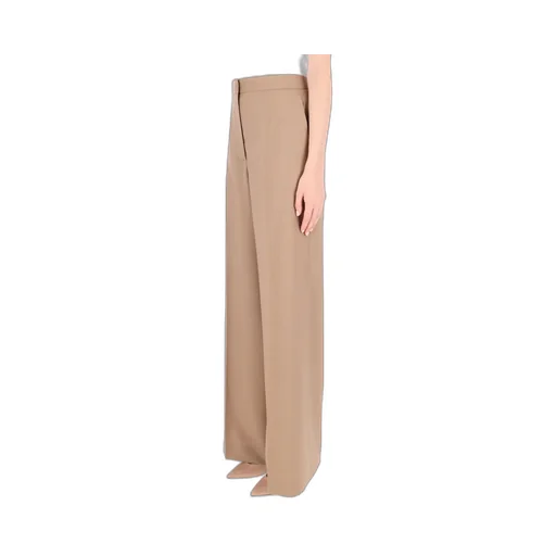 Pleated Zipper Wool Casual Pants