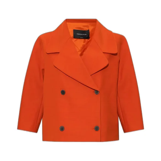 Double Breasted Cropped Blazer