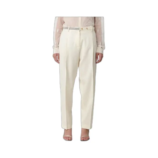 Casual Pants With Waist And Loop Straps