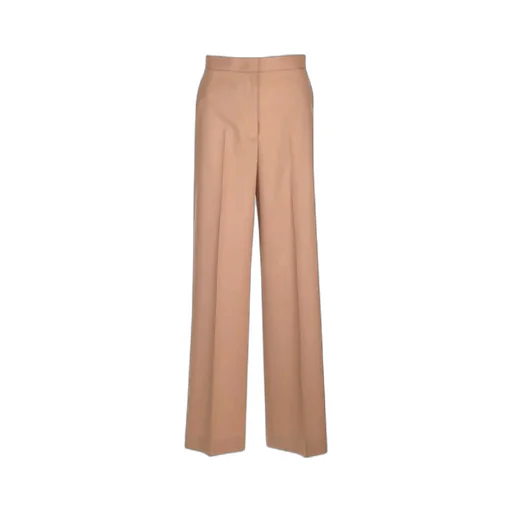 Pleated Zipper Casual Pants