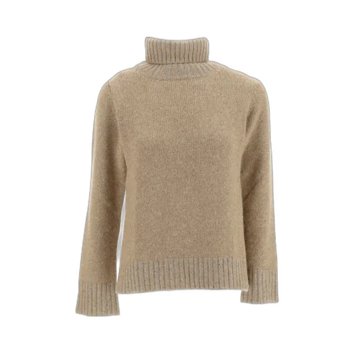 Embellished Turtleneck Knitted Jumper