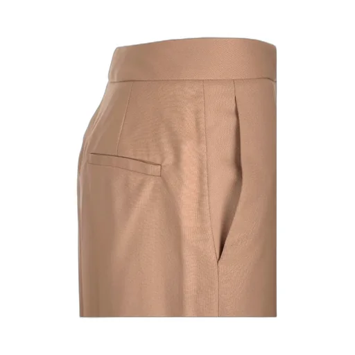 Pleated Zipper Casual Pants