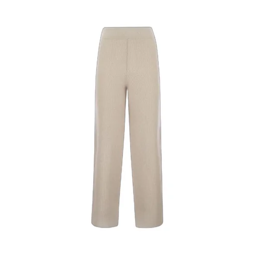 Straight-Leg Knitted Trousers