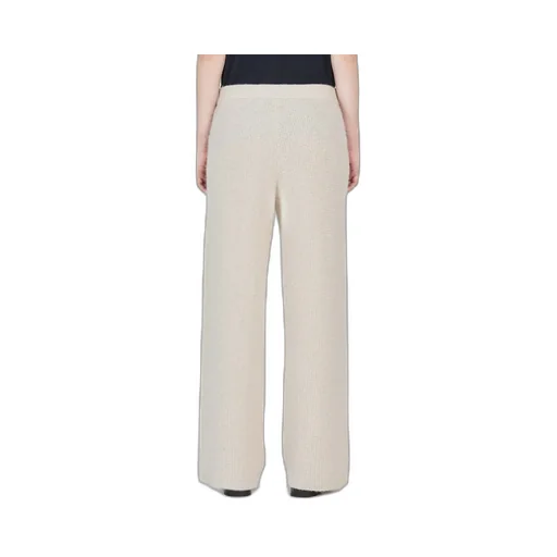 Straight-Leg Knitted Trousers