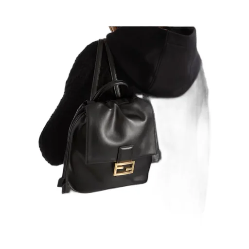 Ff Clasp Drawstring Backpack