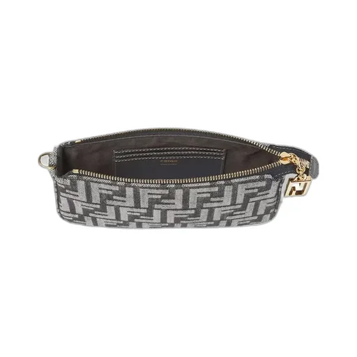 Baguette Ff Jacquard Pouch