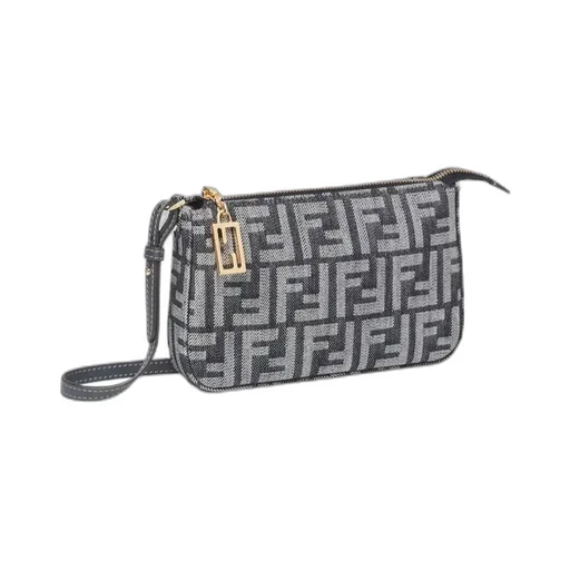 Baguette Ff Jacquard Pouch