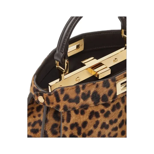 Petite Peekaboo Iseeu Leopard-Print Tote Bag