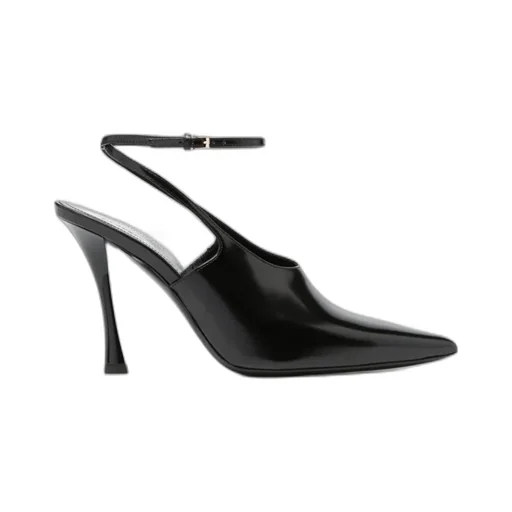 Show Pointed-Toe Slingback Pumps