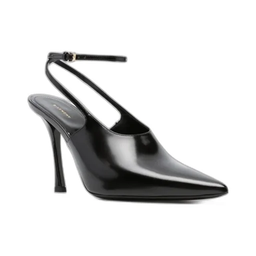 Show Pointed-Toe Slingback Pumps