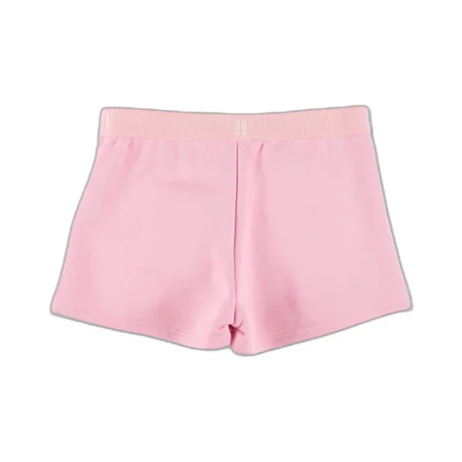 Ruffled Detail Logo Waistband Shorts