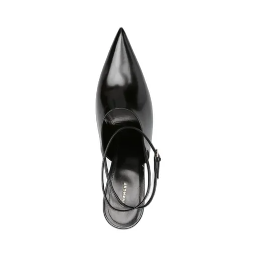 Show Pointed-Toe Slingback Pumps