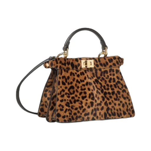 Petite Peekaboo Iseeu Leopard-Print Tote Bag