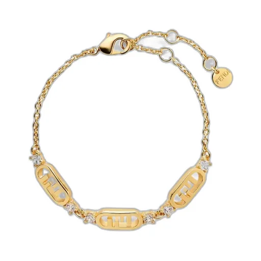 Crystal-Embellished Logo Bracelet
