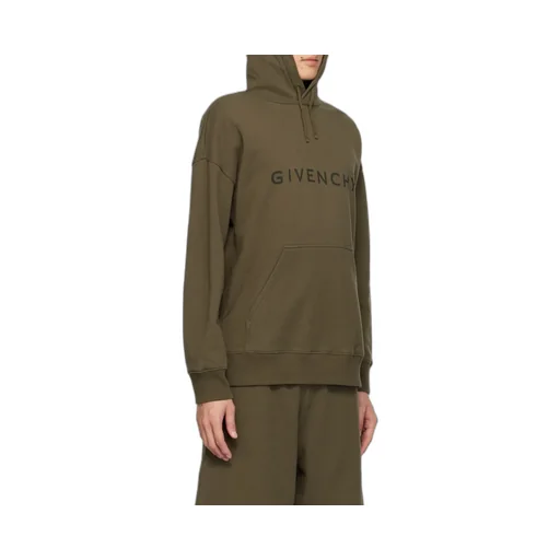 Logo Print Drawstring Hoodie